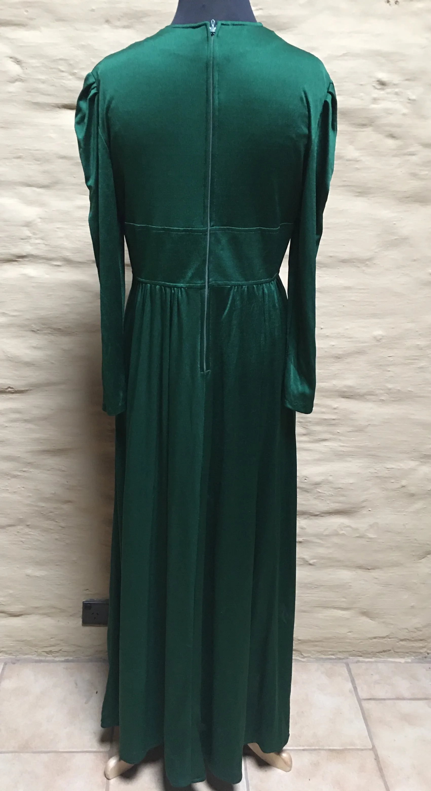 70s Vintage Maxi Dress #C068  FREE AUS POSTAGE