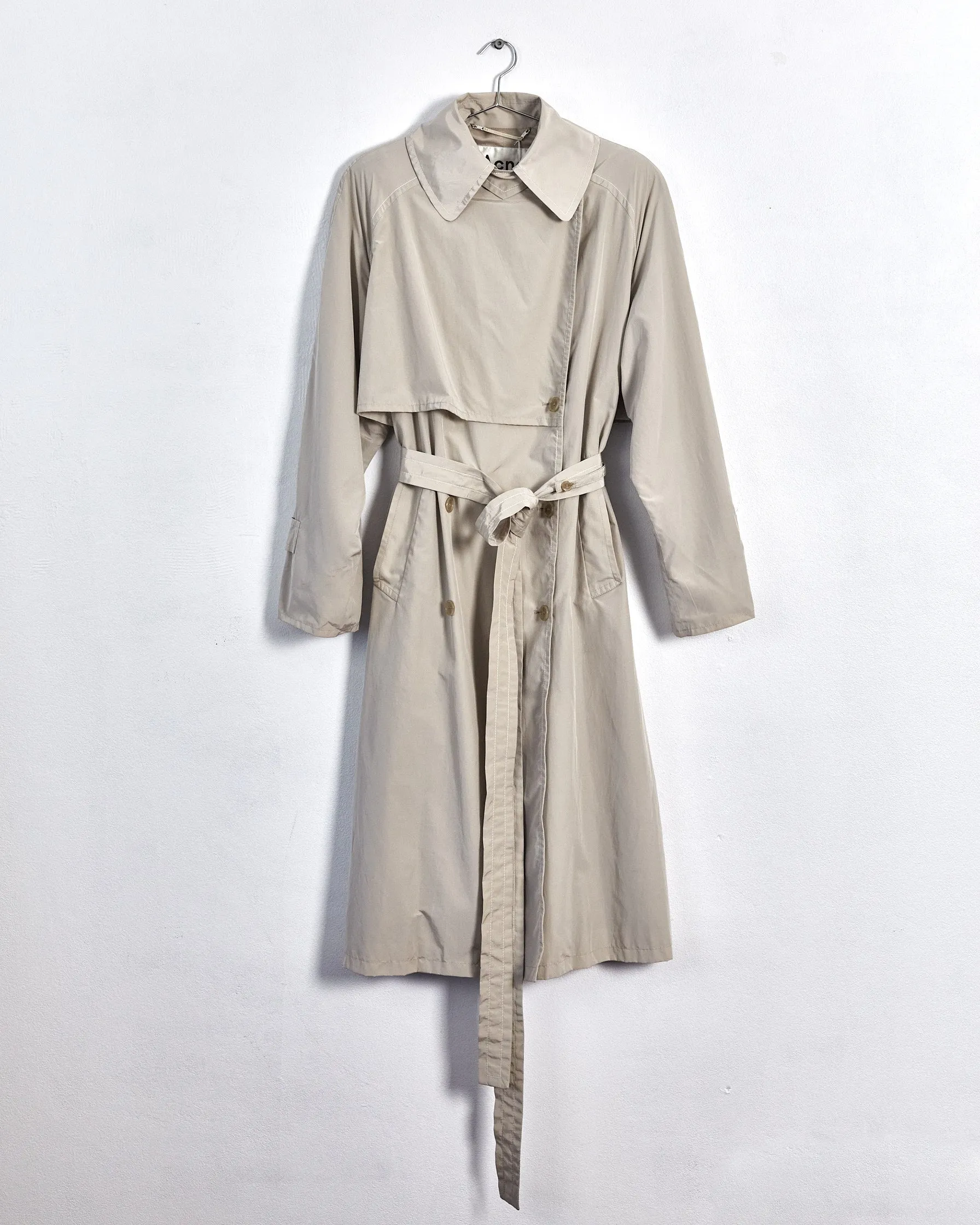 Acne Studios oversized trench coat, beige, 10