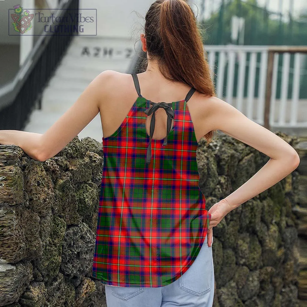 Belshes Tartan Loose Halter Neck Camisole