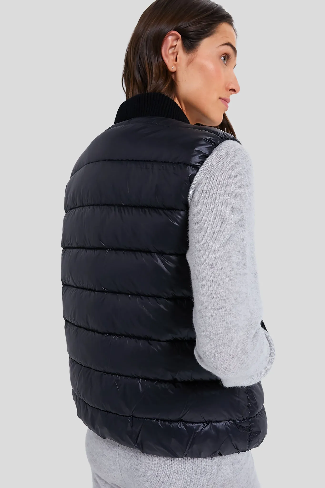 Black Colwyn Combo Boxy Gilet