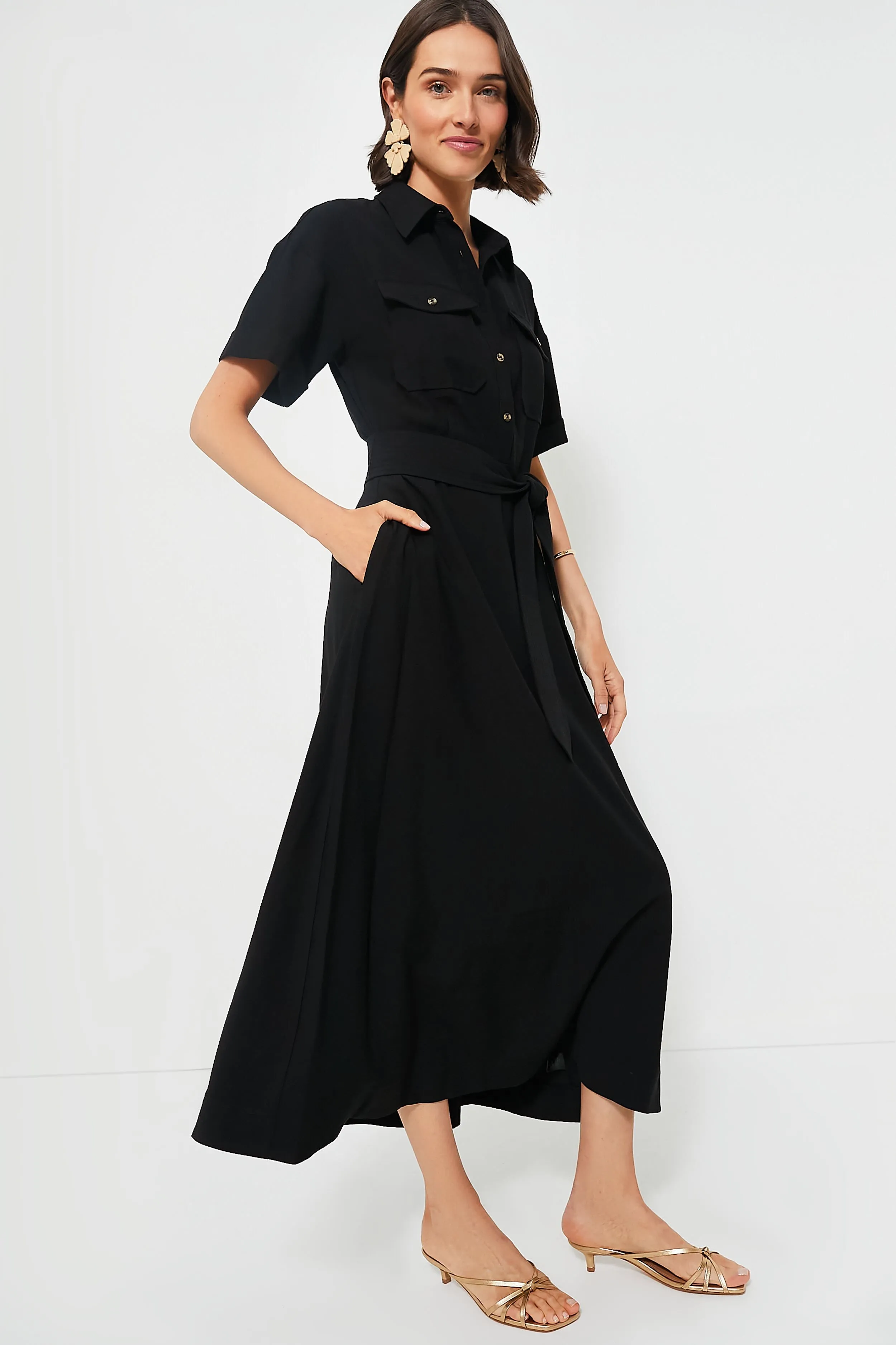 Black Lucienne Maxi Dress