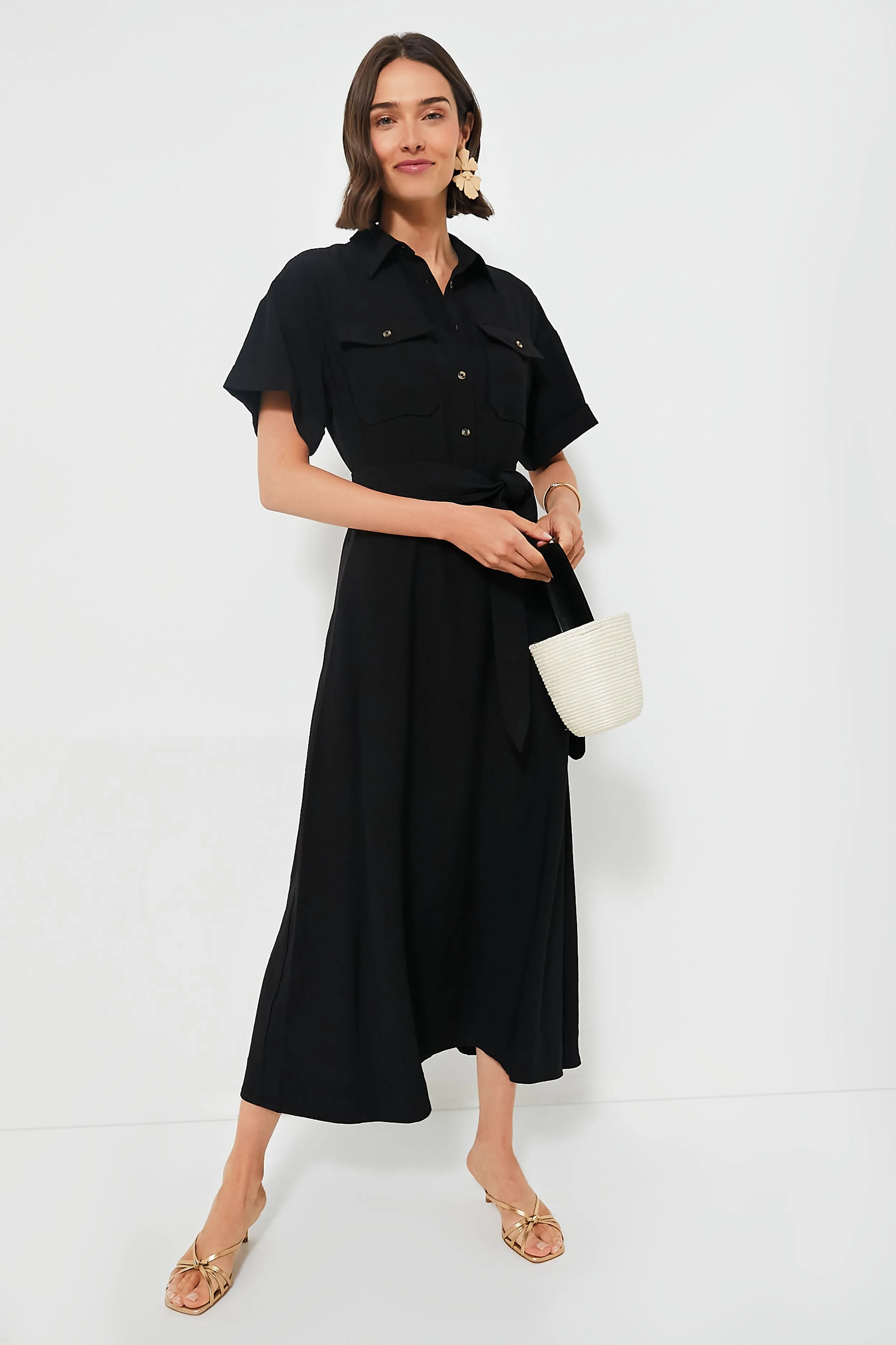 Black Lucienne Maxi Dress