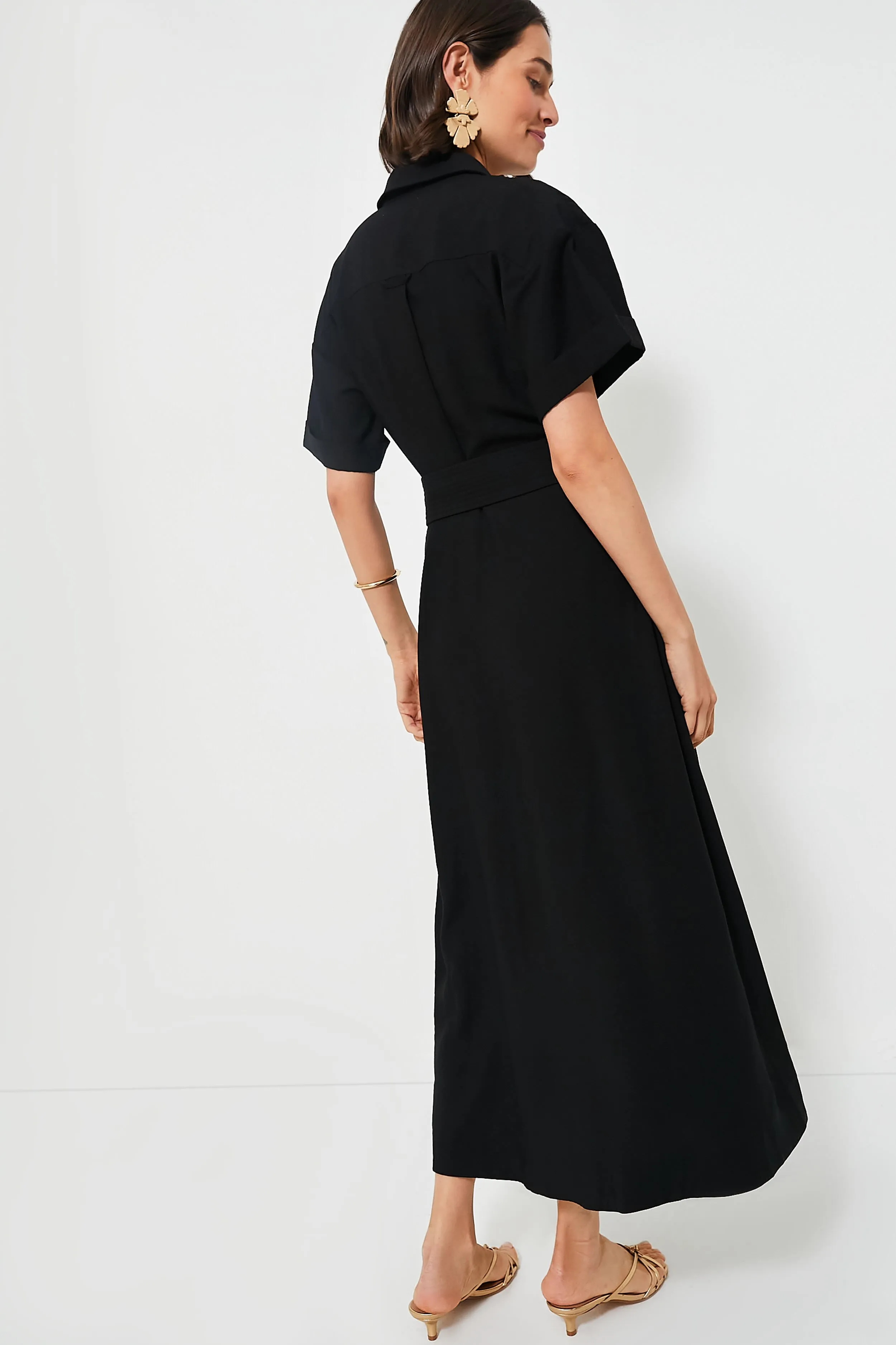 Black Lucienne Maxi Dress