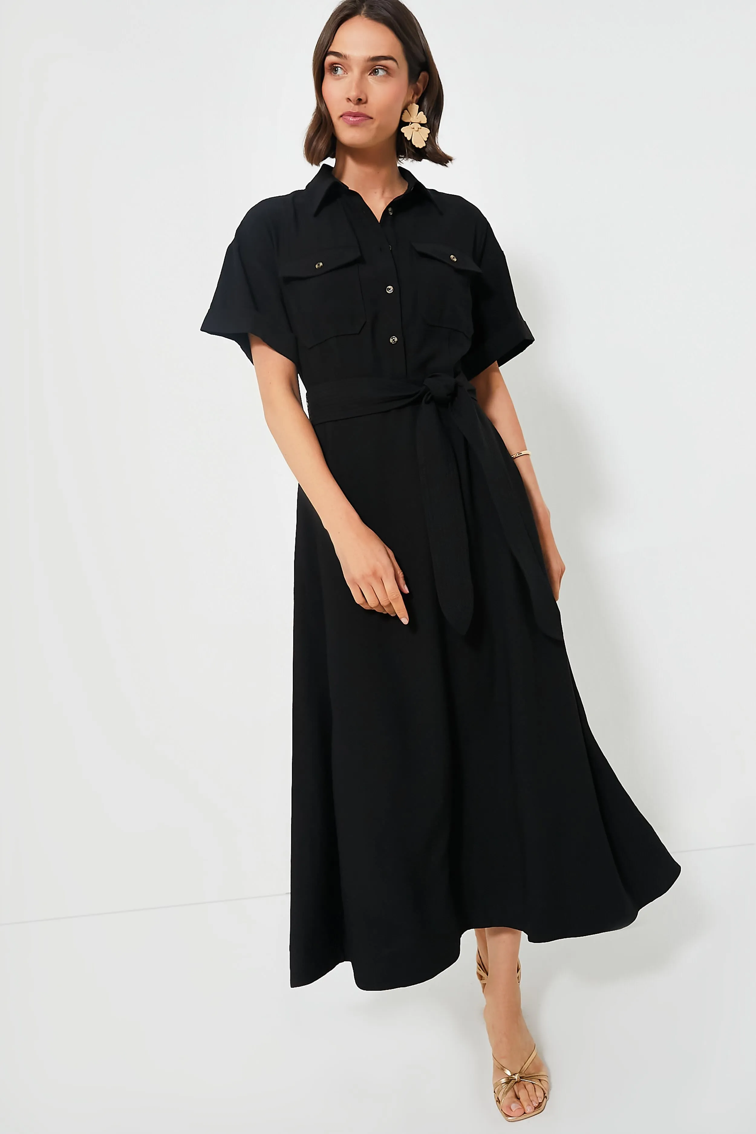 Black Lucienne Maxi Dress