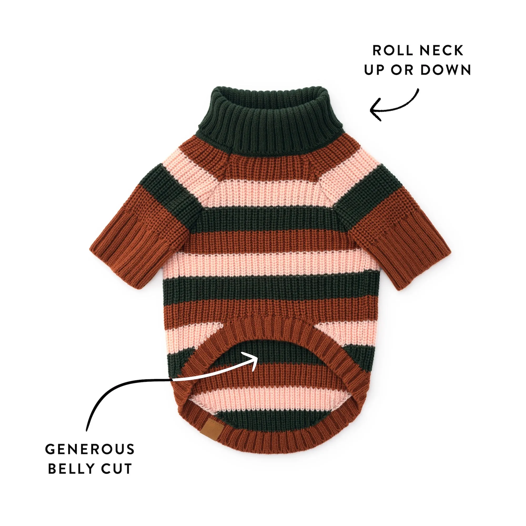 Bold Stripe Dog Sweater