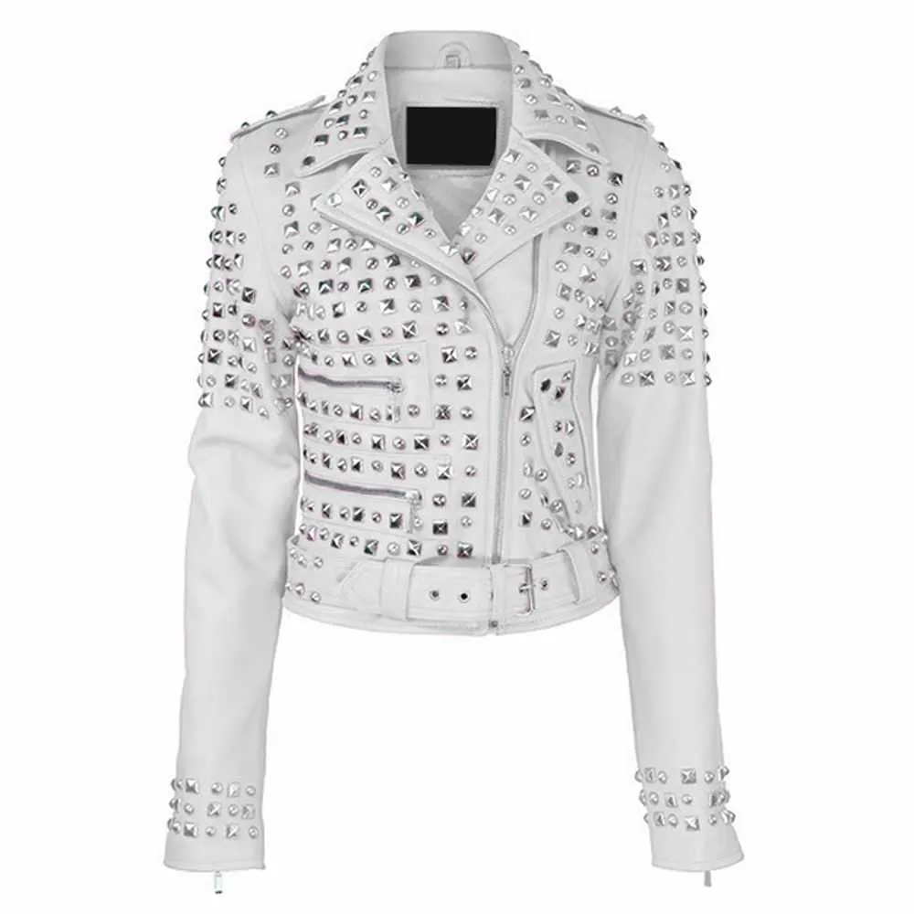 Brando Studded Motorcycle Leather Jacket