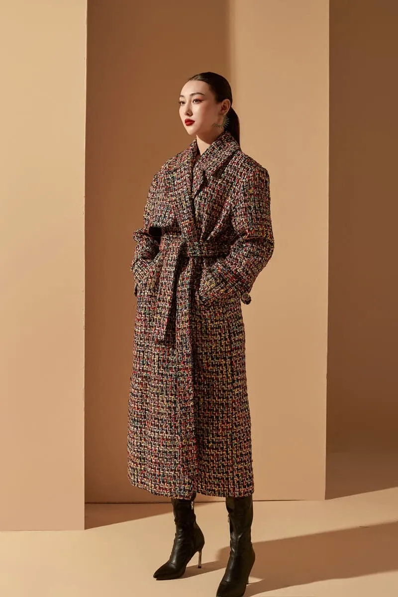 CAROLINE SEVEN COLORS TRENCH OVERCOAT