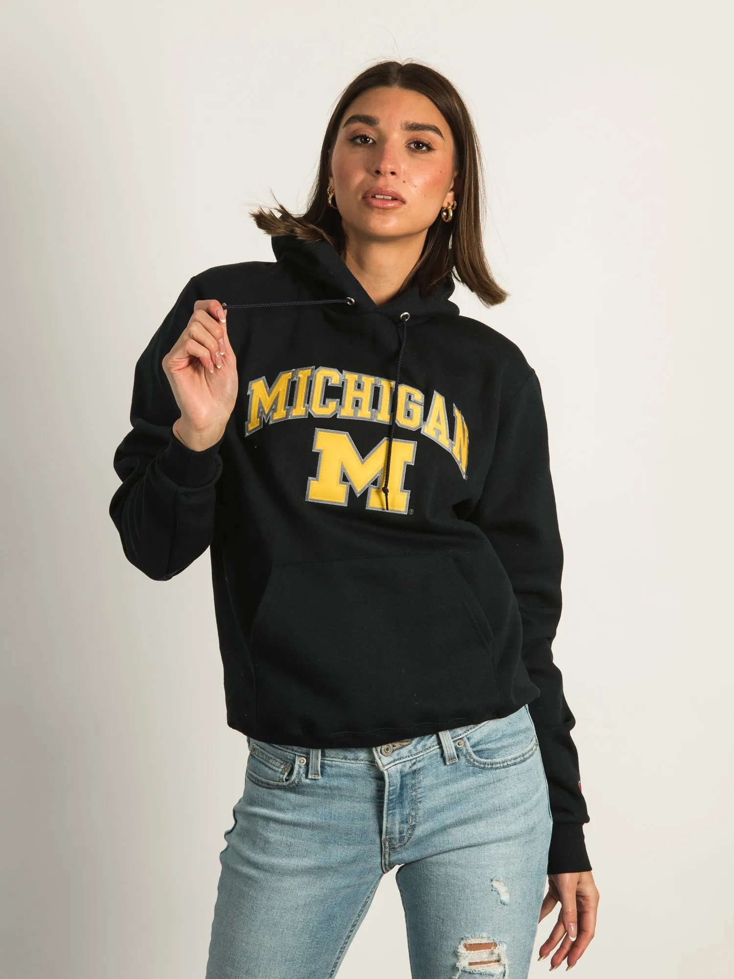 CHAMPION ATHLETICS MICHIGAN PULLOVER HOODIE