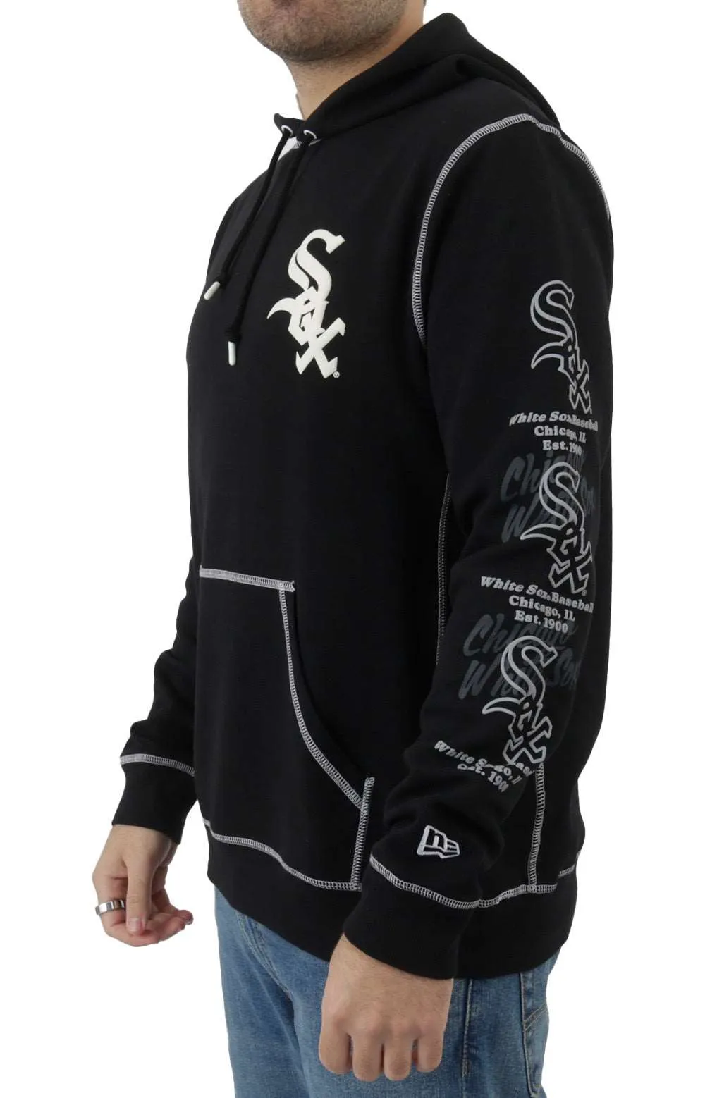 Chicago White Sox Split Design Pullover Hoodie