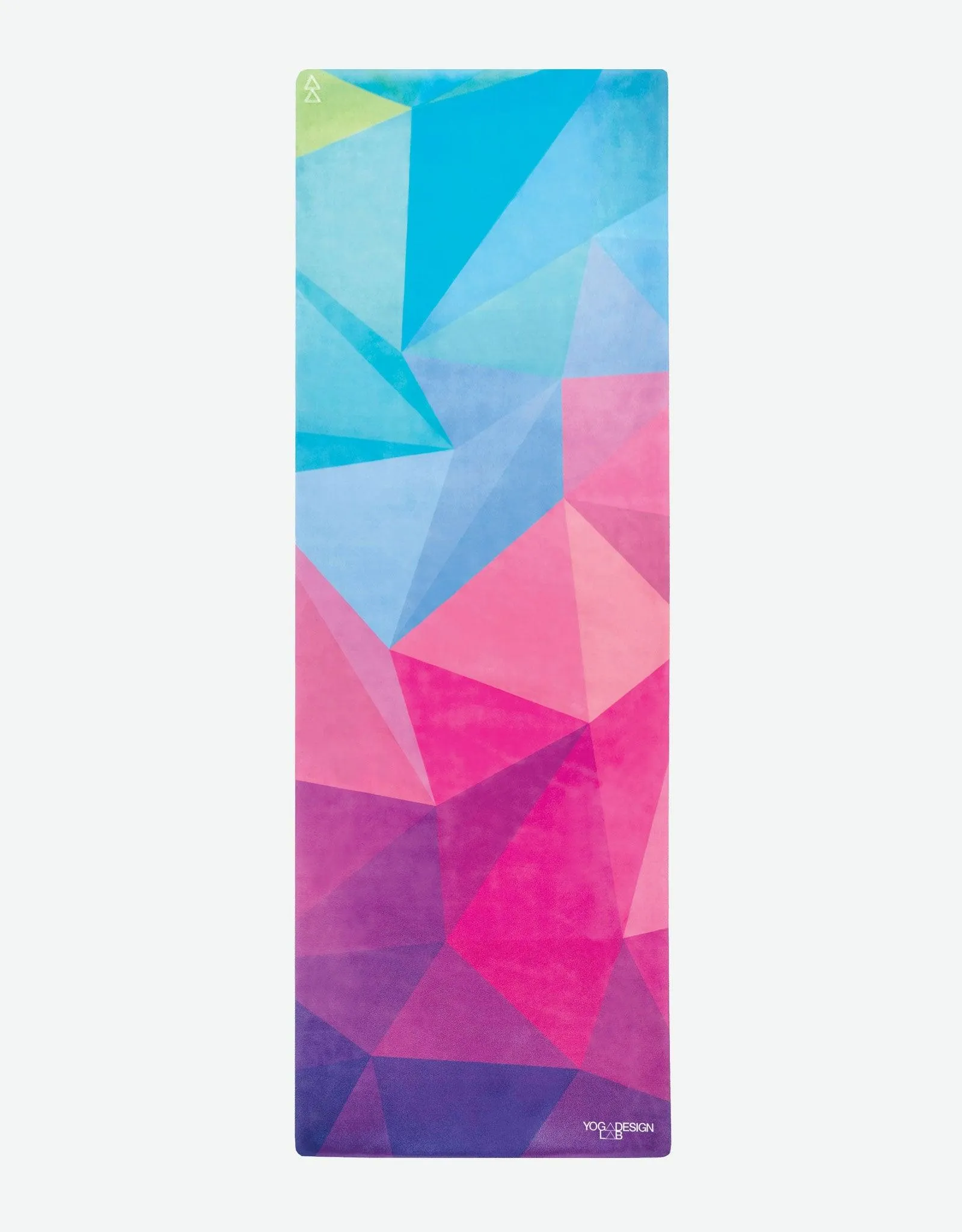 Combo Yoga Mat: 2-in-1 (Mat   Towel) - 1.5mm Geo - Lightweight, Ultra-Soft