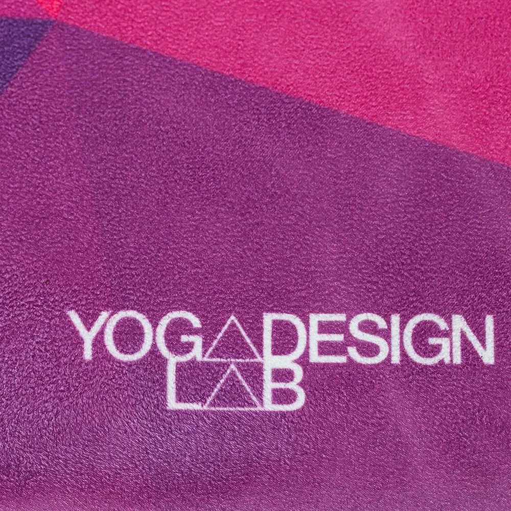 Combo Yoga Mat: 2-in-1 (Mat   Towel) - 1.5mm Geo - Lightweight, Ultra-Soft