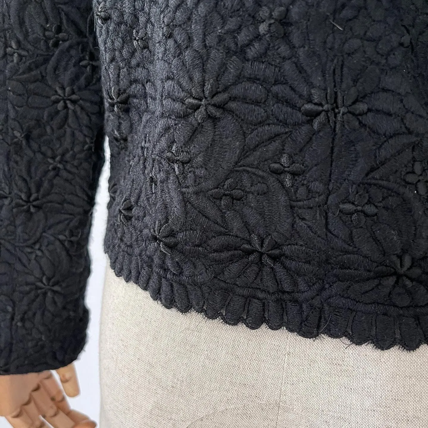 COMME DES GARCONS Black Lace Jacket