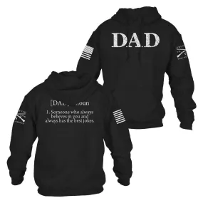 Dad Defined Hoodie - Black