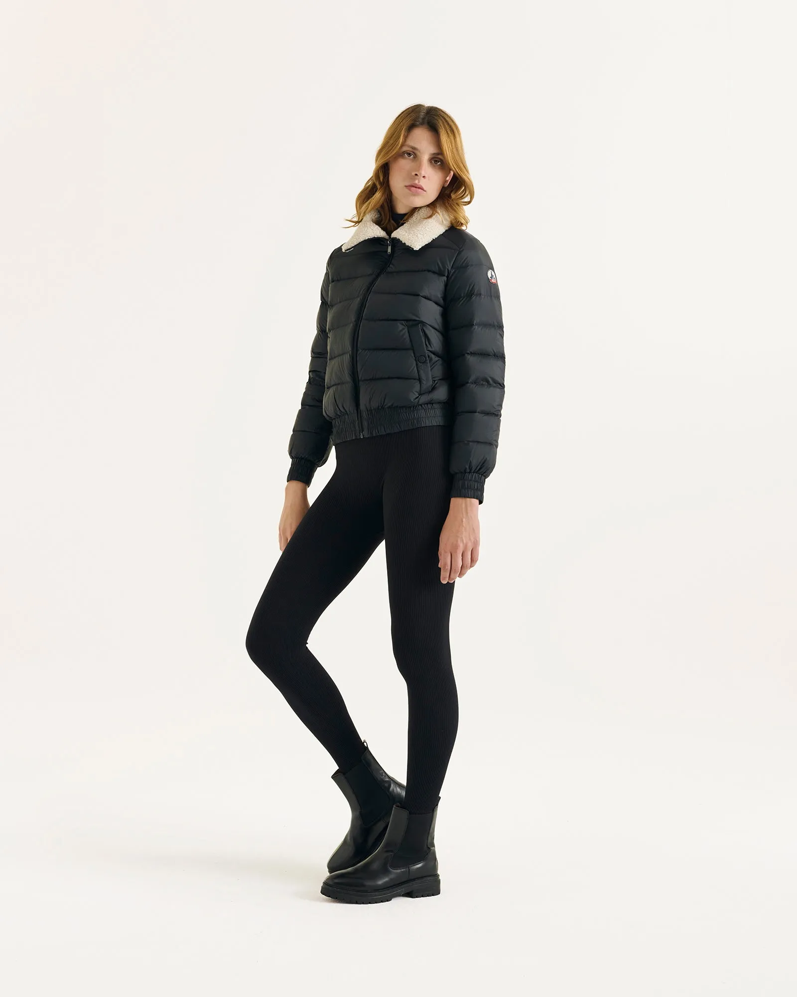 Danae aviator-style down jacket Black