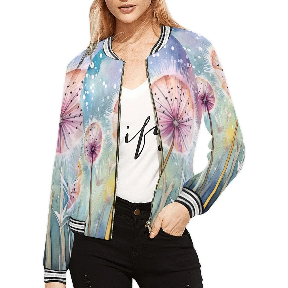 Dandelions awd244 Bomber Jacket for Women