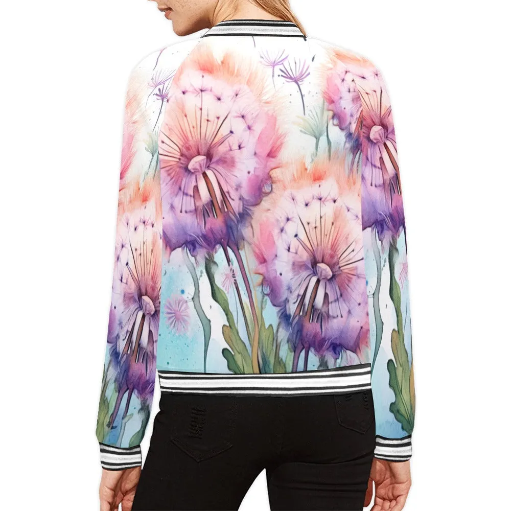 Dandelions awd320 Bomber Jacket for Women