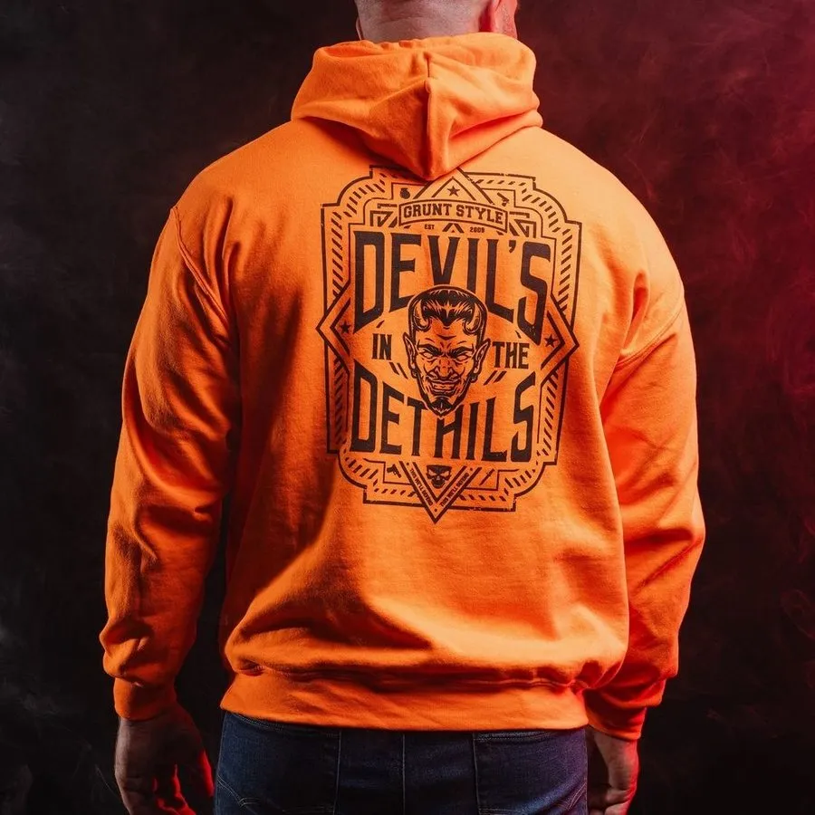 Devils In The Details Hoodie - Safety Orange