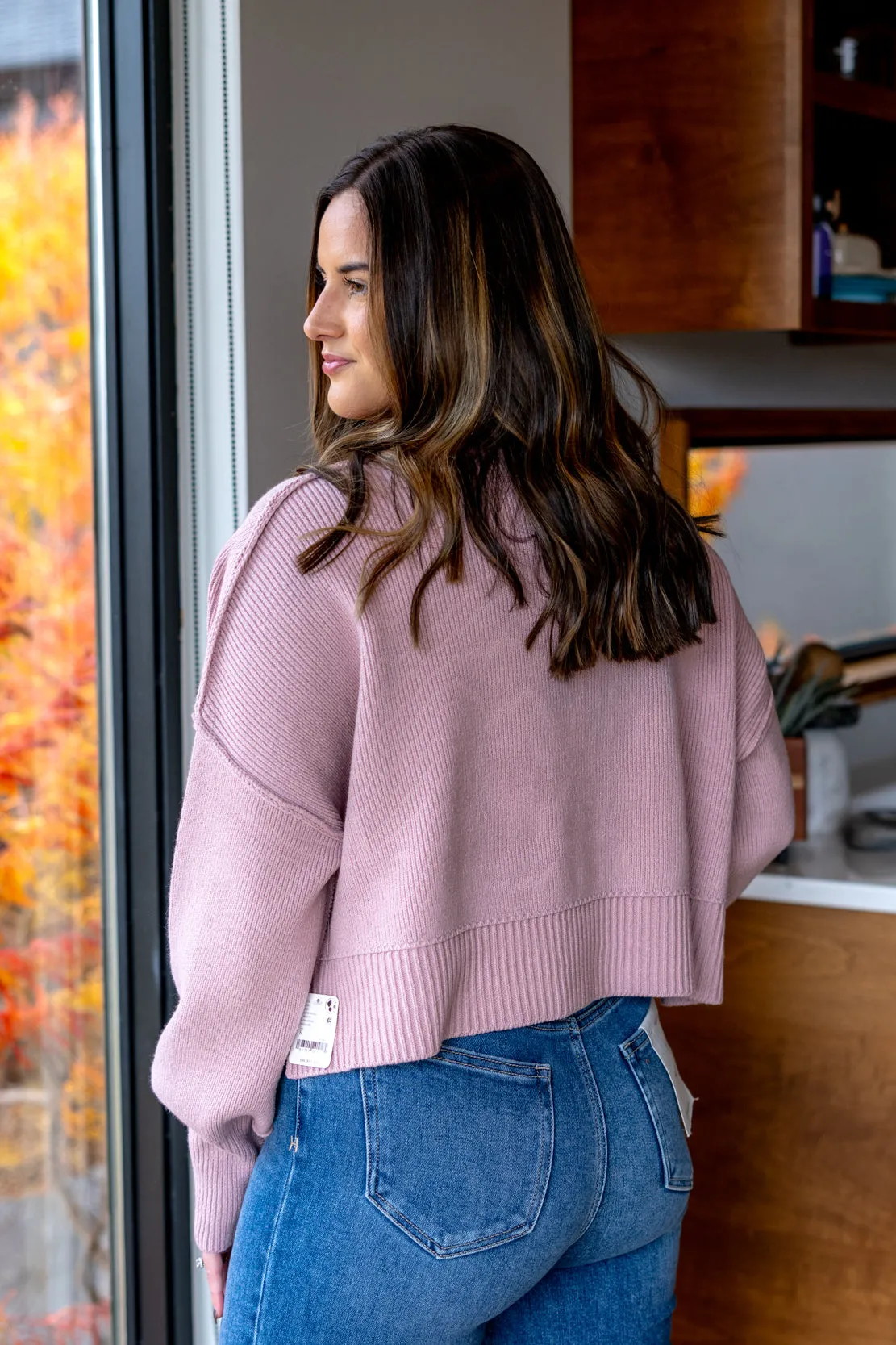 Easy Street Crop Pullover | Lost Petal