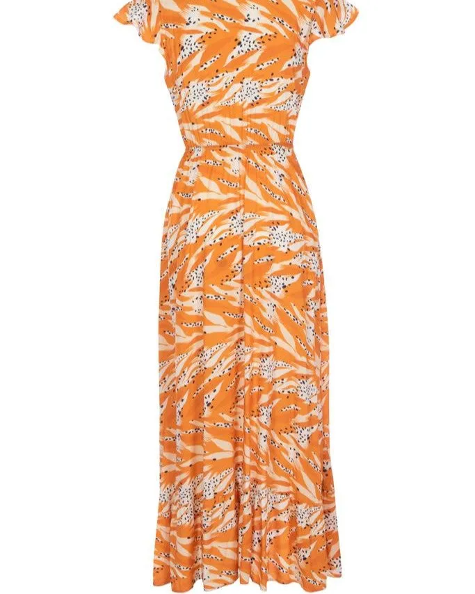 Ella Dress Abstract Tiger