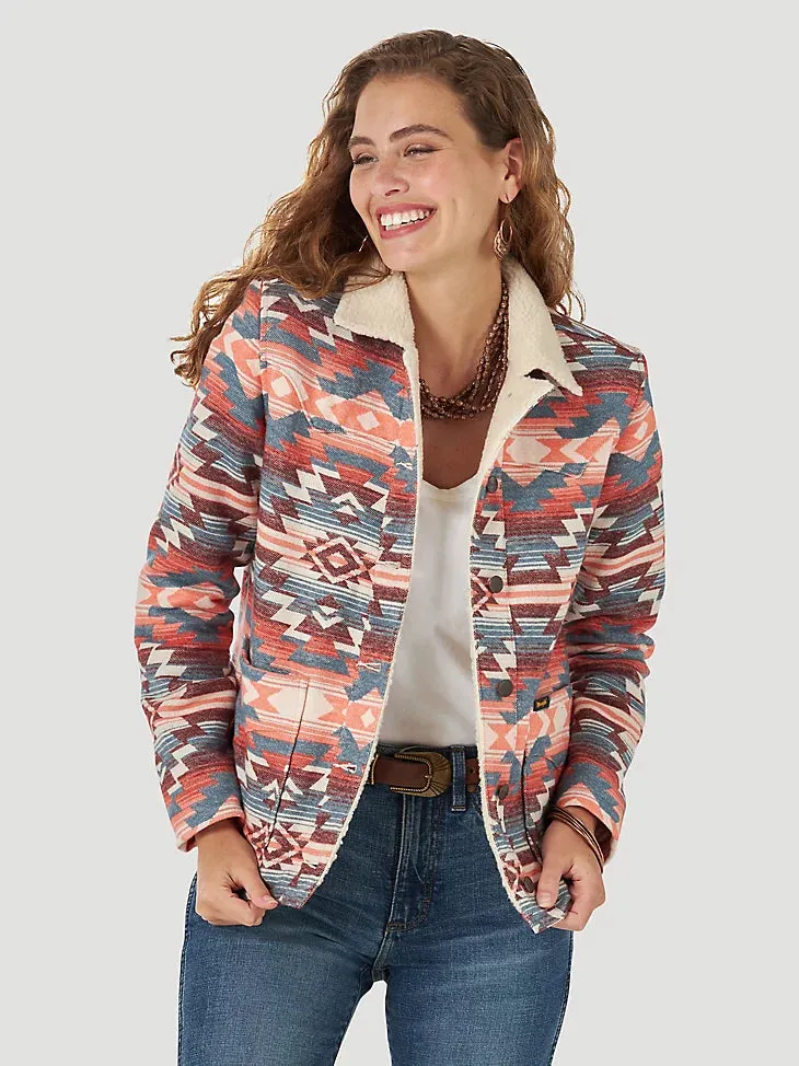 Final Sale ✨ The Aztec Wrangler Retro Sherpa Jacket