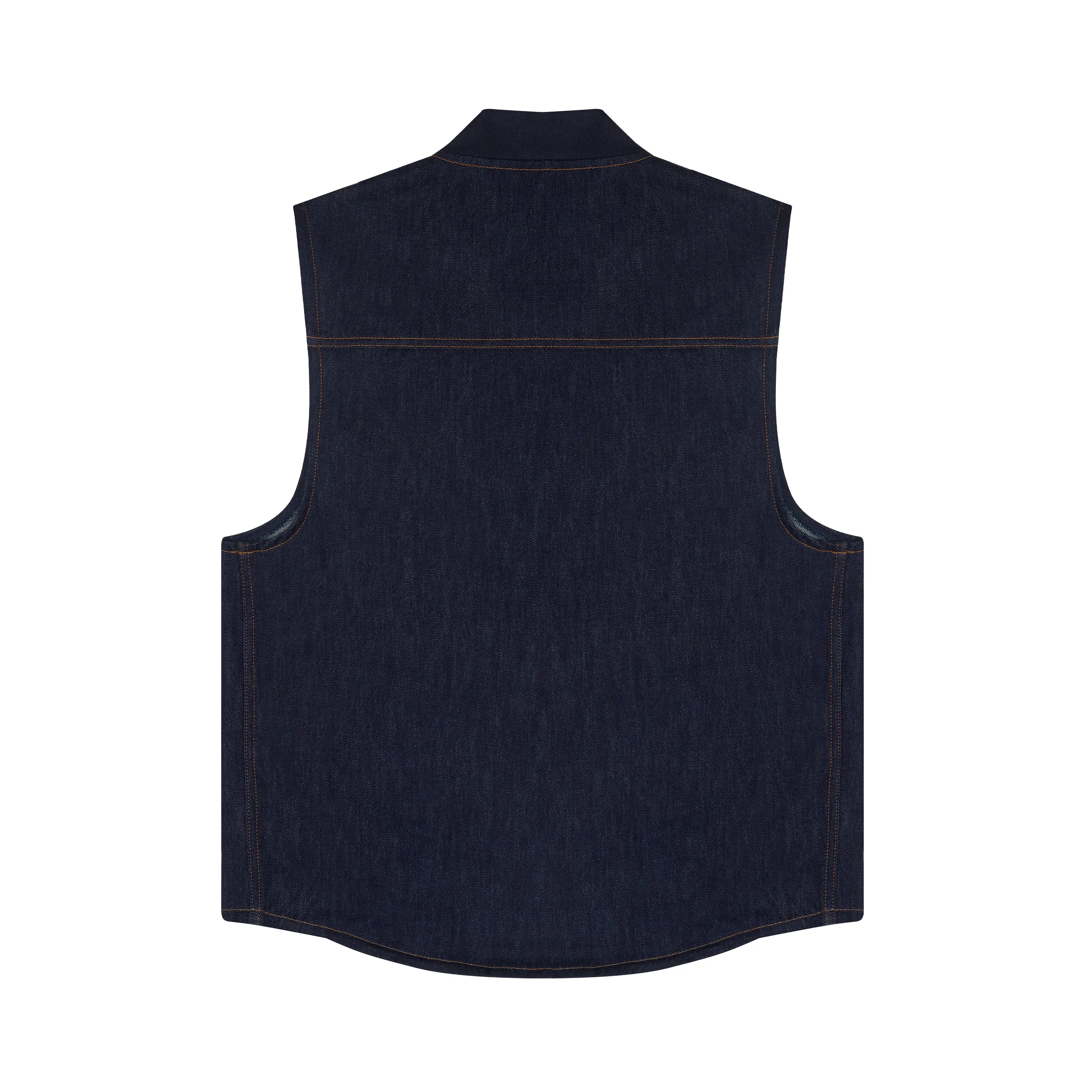 Gilet sans manches en jean brut