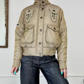 GURU 2000's iridescent cargo bomber jacket