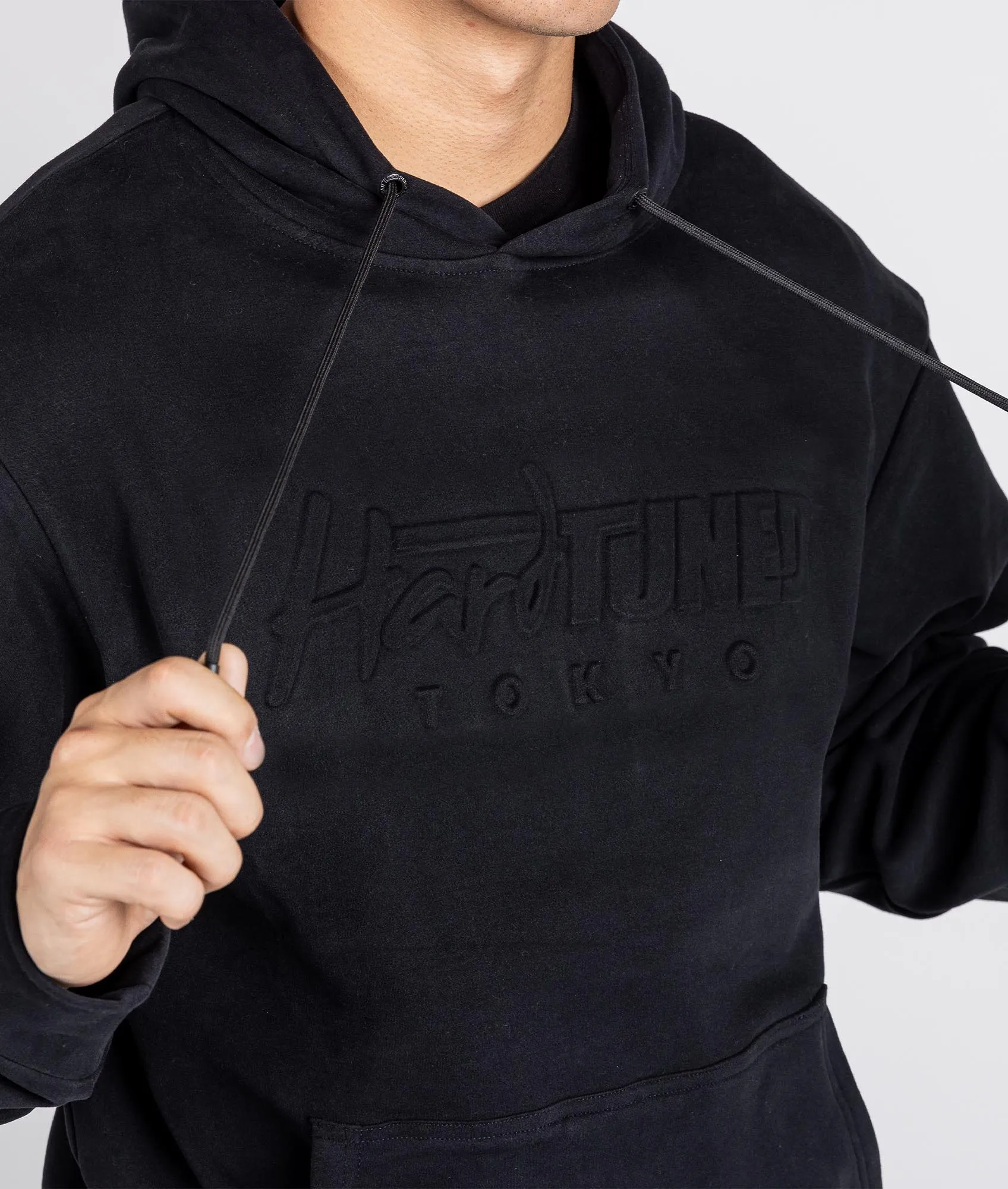 Hardtuned Embossed P1 Fleece Hoodie - Black