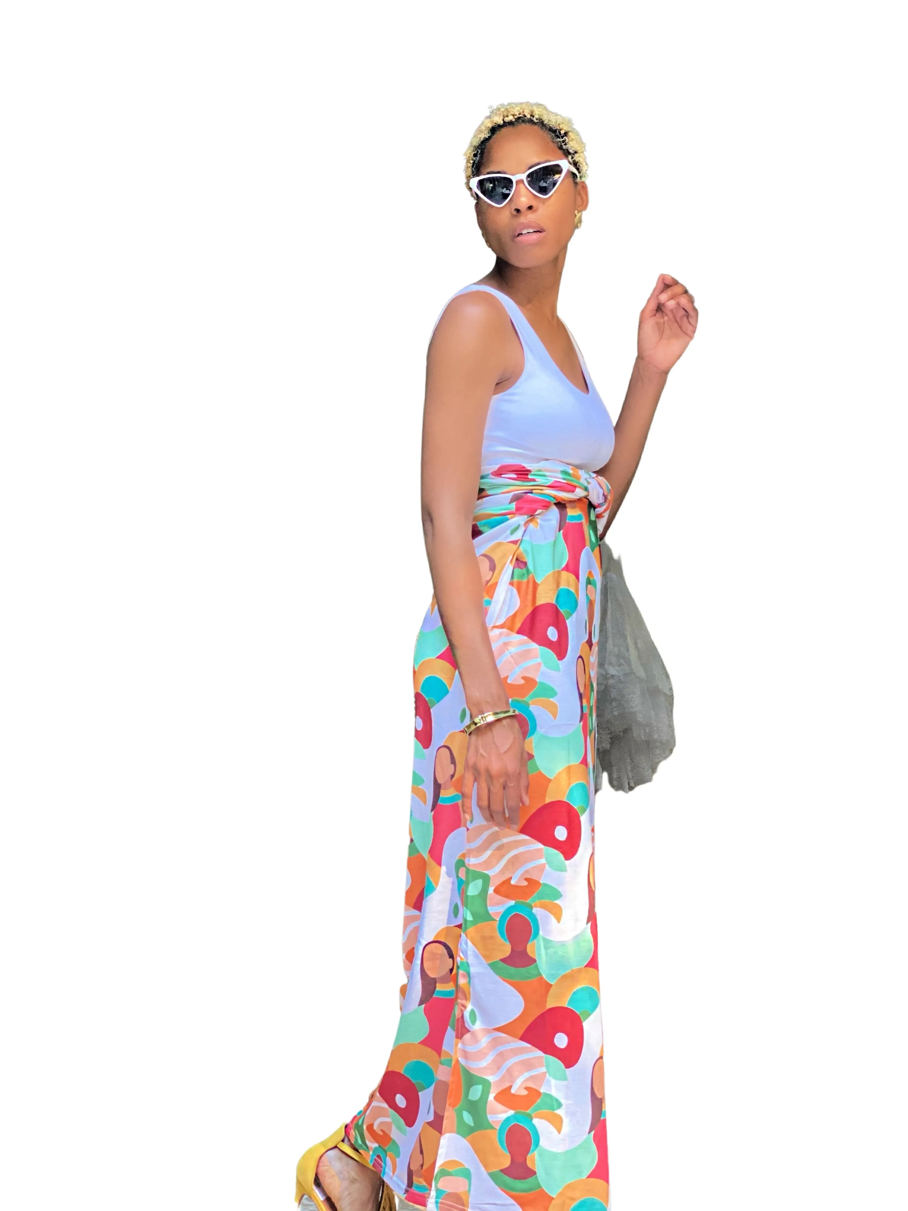 Her Future Is Bright Jersey Maxi Dress