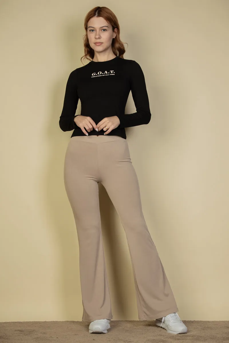 High Waisted Flare Pants