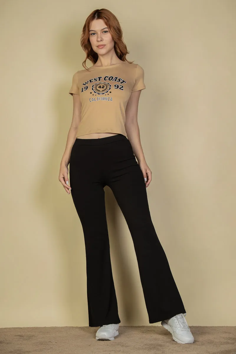 High Waisted Flare Pants