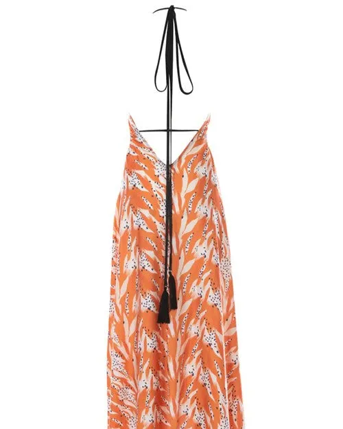 Ibiza Dress Abstract Tiger