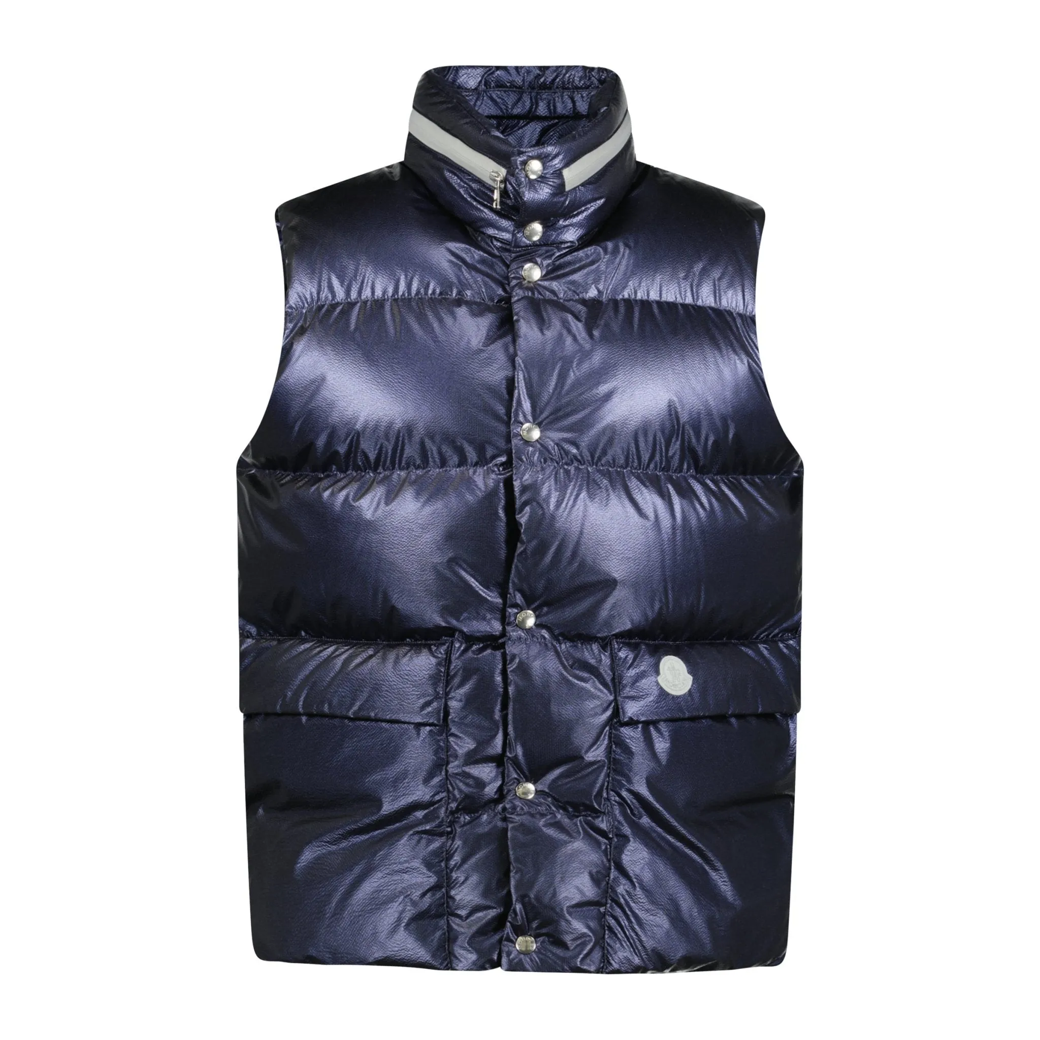 'Idir' Nylon Gilet Navy