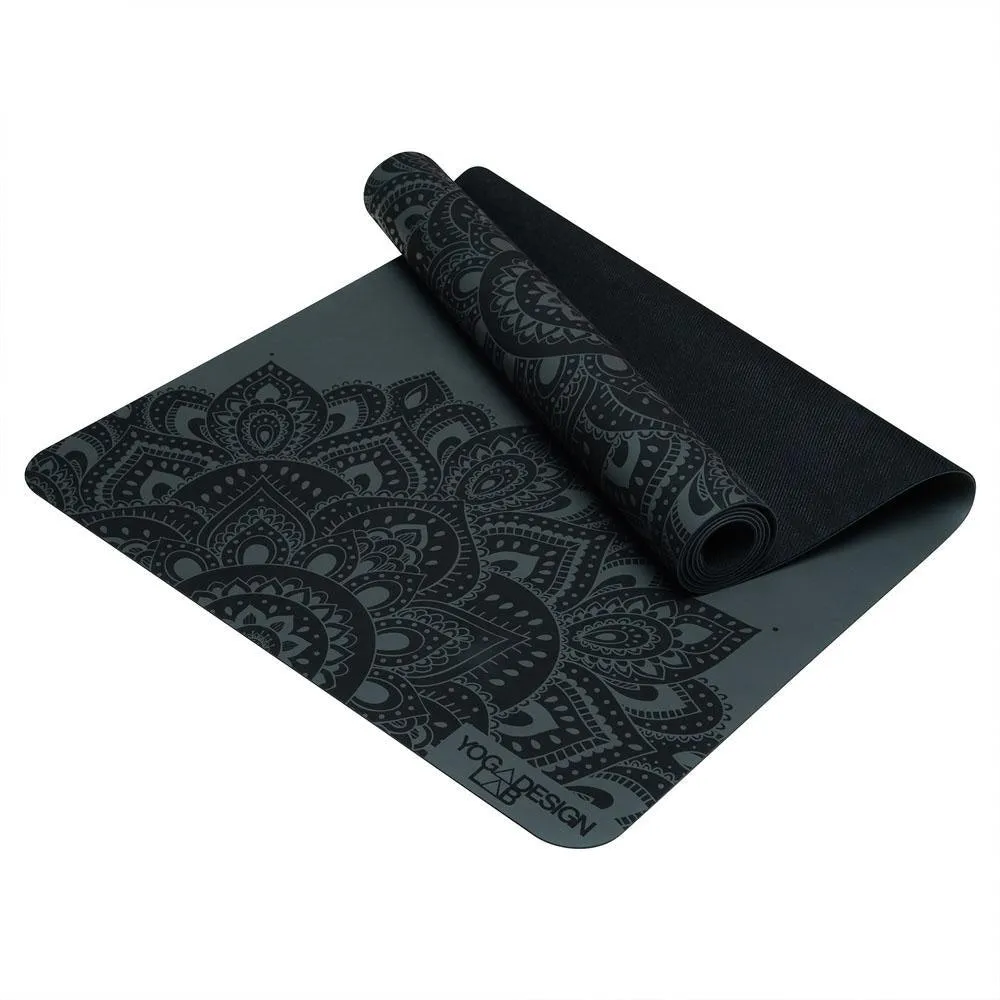 Infinity Yoga Mat - 5mm - Mandala Charcoal- The Best Yoga Mat provides great support