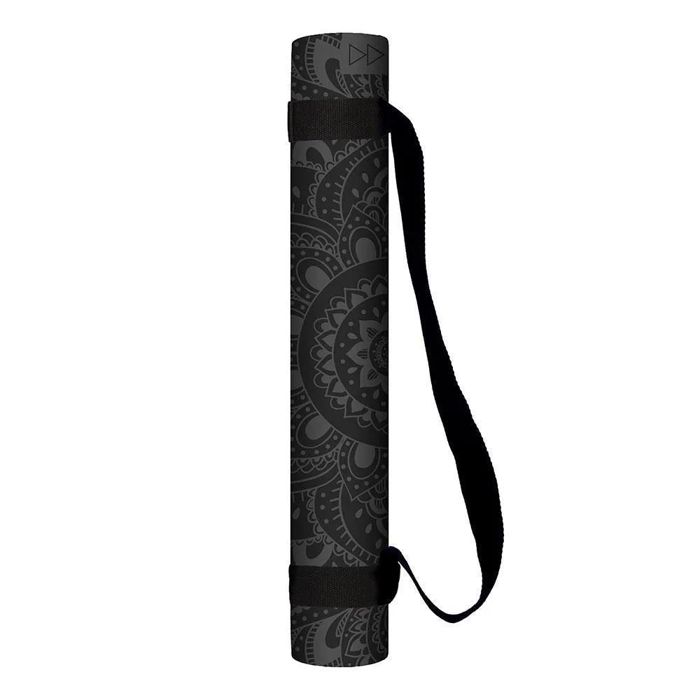 Infinity Yoga Mat - 5mm - Mandala Charcoal- The Best Yoga Mat provides great support