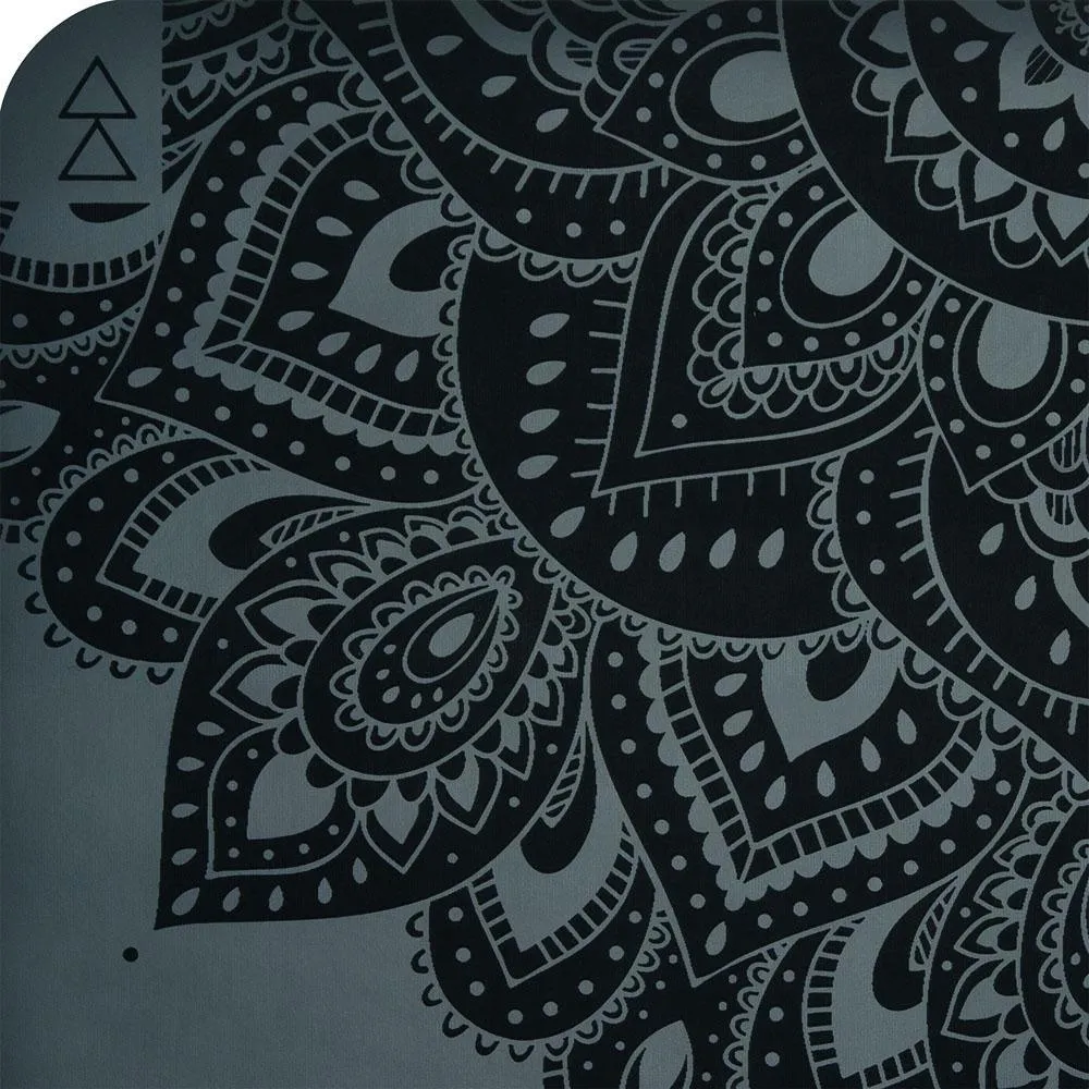 Infinity Yoga Mat - 5mm - Mandala Charcoal- The Best Yoga Mat provides great support