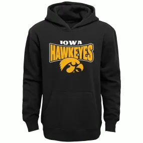 Iowa Hawkeyes Youth Black Hoodie