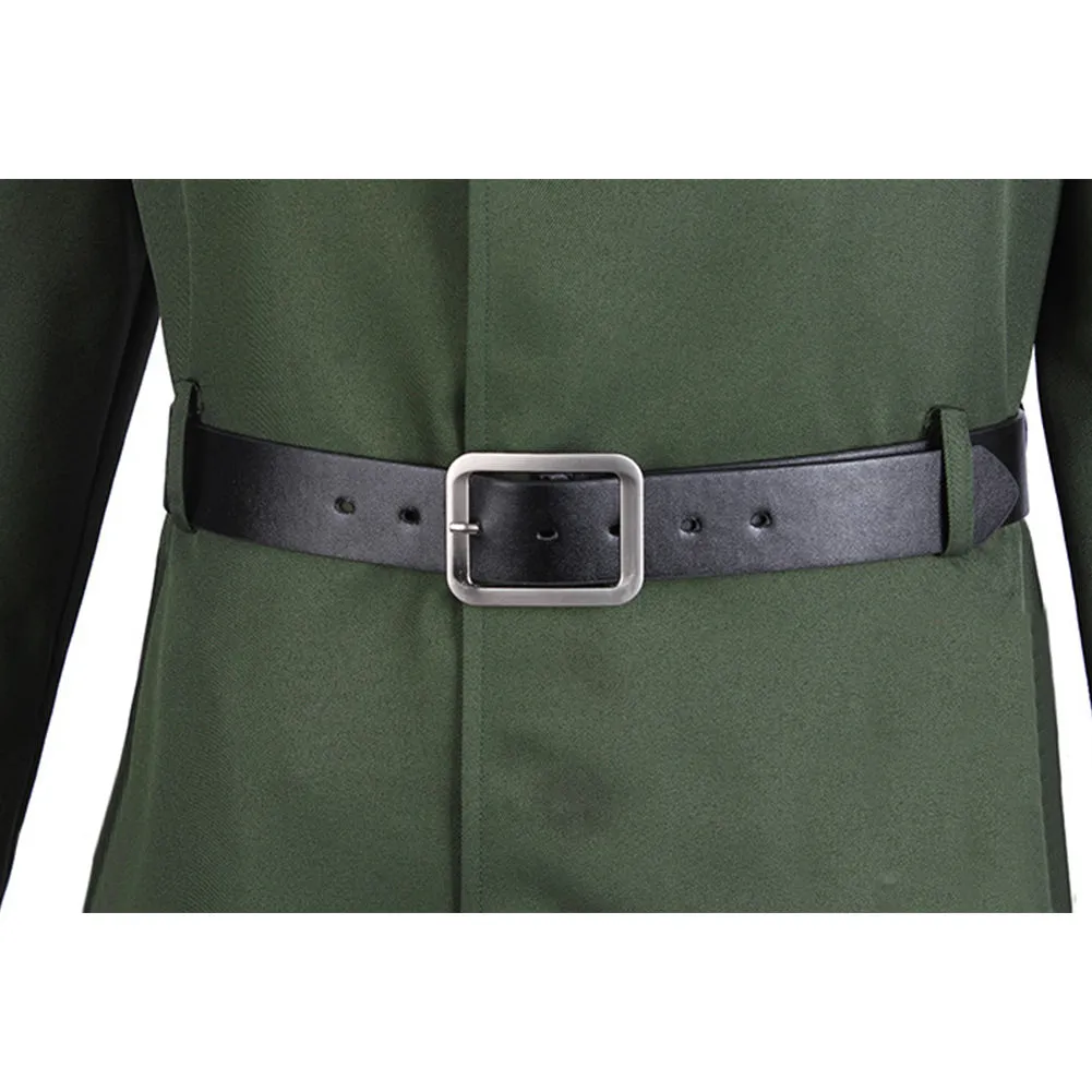 Levi Eren Mikasa Scouting Legion Trench Coat Uniform Halloween Carnival Costume Cosplay Costume