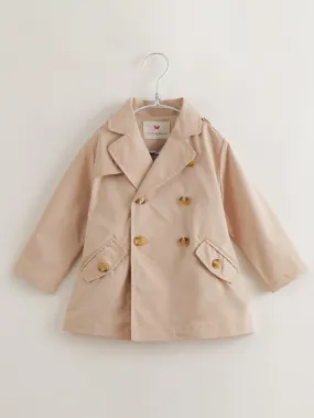 MARC & JANIE Girls Bow Trench Coat 220165