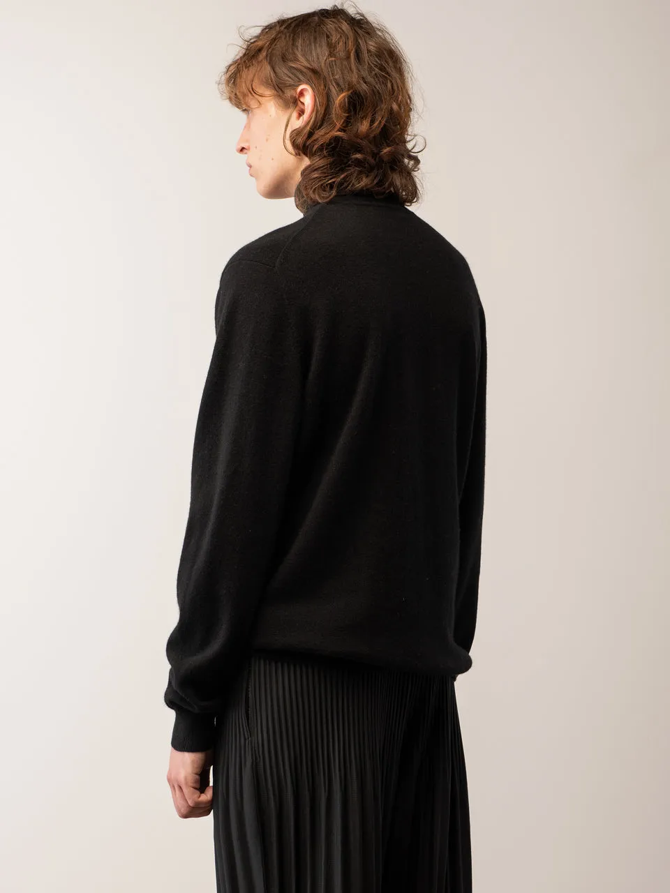 Men Turtleneck Sweater_Black