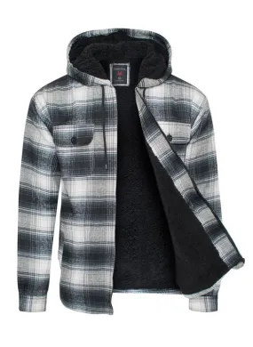 Men's Flannel Sherpa Lining Jacket