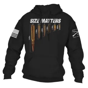 Men's Size Matters Hoodie - Black