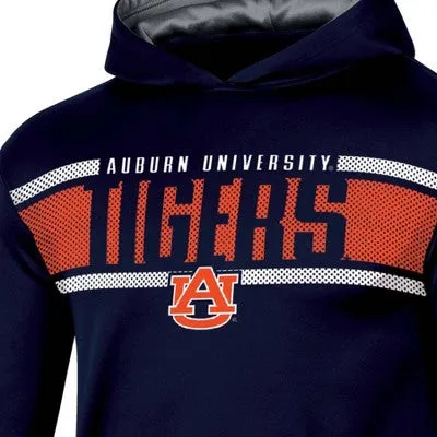 New - NCAA AuburnTigers Boys' Poly Hooded Sweatshirt - S: Kids Size 6, Lightweight, Long Sleeve, Multicolor