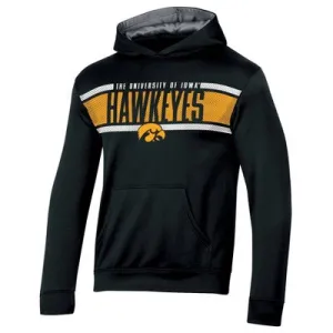 New - NCAA Iowa Hawkeyes Boys' Poly Hooded Sweatshirt - M