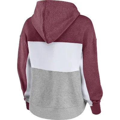 New - NCAA Virginia Tech Hokies Women's Color Block Hoodie - XXL