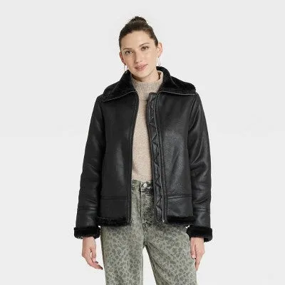 New - Women's Faux Shearling Jacket - Universal Thread