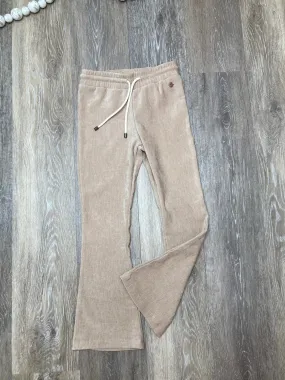 NON Sady Tan Stretch Flared Pants