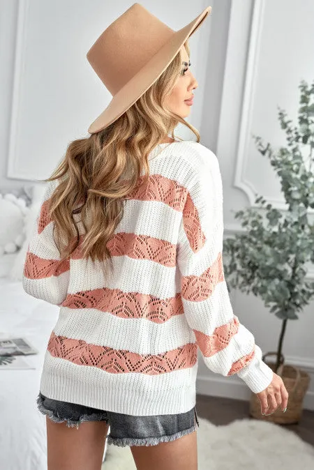 Nuoro Knitted Sweater (White)