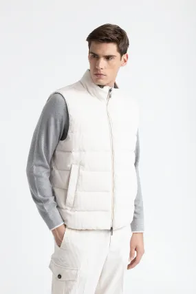 Padded corduroy gilet