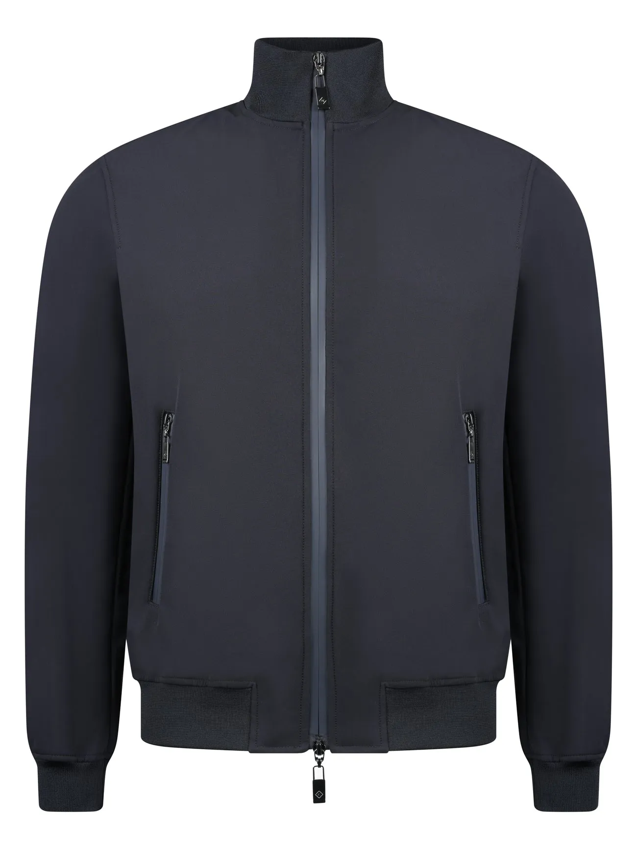 Pal Zileri Zip Thru Jacket Navy