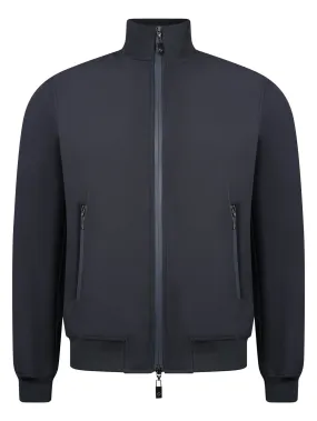 Pal Zileri Zip Thru Jacket Navy